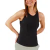 Uv Skinz High Neck Tankini In Black