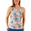 Uv Skinz High Neck Tankini In Florida Floral