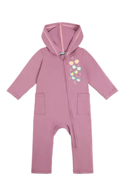 Uv Skinz Kids'  Hooded Everyday Romper In Purple