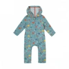 Uv Skinz Hooded Everyday Romper In Scribble Stars