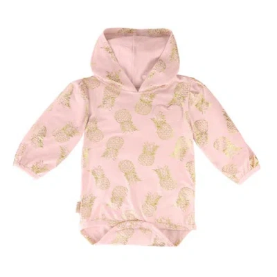 Uv Skinz Babies'  Hooded Sunzie In Golden Pineapples