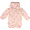 Uv Skinz Babies'  Hooded Sunzie In Golden Pineapples