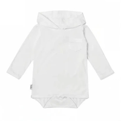 Uv Skinz Babies'  Hooded Sunzie In White