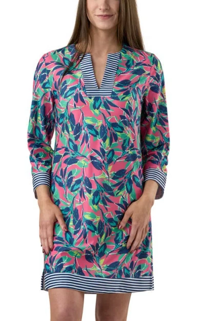 Uv Skinz Island Upf Tunic Dress In Multi