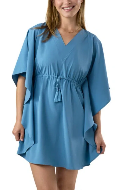 Uv Skinz Kaftan Cover-up In Blue