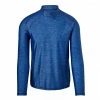 Uv Skinz Long Sleeve Active Sun & Swim Shirt In Washed Navy Jaspe