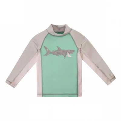 Uv Skinz Kids'  Long Sleeve Adventure Sun & Swim Shirt In Vintage Sea Buddies