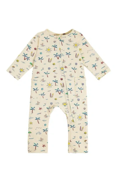 Uv Skinz Kids'  Long Sleeve Everyday Romper In Multi