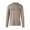 Uv Skinz Long Sleeve Everyday Tee In Sandstone