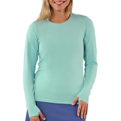 Uv Skinz Long Sleeve Everyday Tee In Seaglass