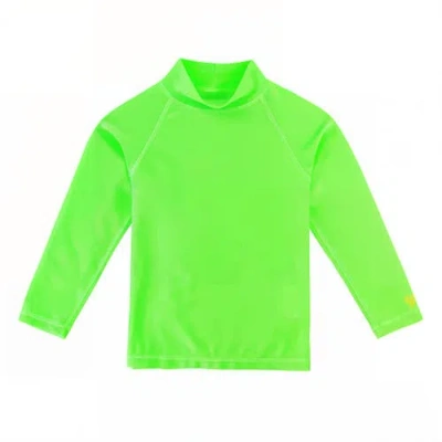 Uv Skinz Neon Long Sleeve Sun & Swim Shirt In Neon Green