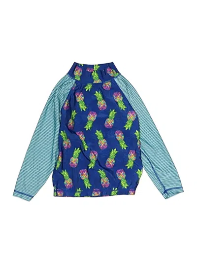 Pre-owned Uv Skinz Kids' Long Sleeve Turtleneck In Blue