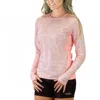 Uv Skinz Ls Crew Sun & Swim Shirt In Crystal Maze