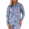 Uv Skinz Pullover Hoodie In Pastel Palms