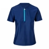 Uv Skinz Quarter Zip Crew Sun & Swim Shirt In Navy Blue
