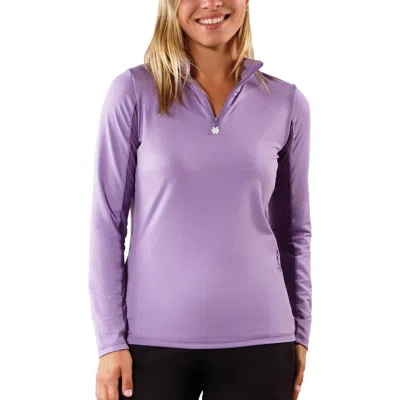 Uv Skinz Quarter Zip Vented Sun Shirt In Daybreak