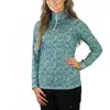 Uv Skinz Quarter Zip Vented Sun Shirt In Shasta Mosaic