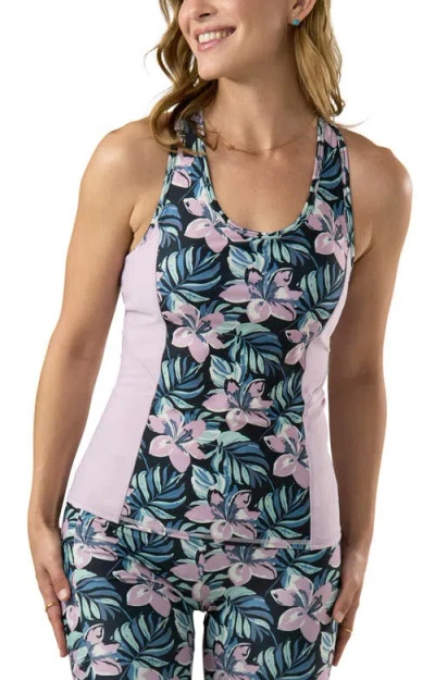 Uv Skinz Racerback Swim Tank In Multi