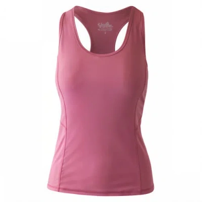 Uv Skinz Racerback Swim Tank In Wild Rose