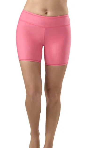 Uv Skinz Reversible Active Swim Shorts In Pink