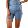 Uv Skinz Reversible Active Swim Shorts In Baltic/seaglass