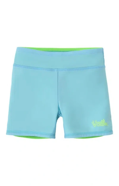 Uv Skinz Kids'  Reversible Active Swim Shorts In Blue