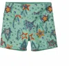 Uv Skinz Reversible Active Swim Shorts In Dancing Starfish/seaglass