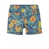 Uv Skinz Reversible Active Swim Shorts In Maui Hibiscus/baltic