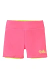 Uv Skinz Kids'  Reversible Active Swim Shorts In Pink