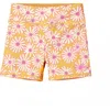 Uv Skinz Babies'  Reversible Active Swim Shorts In Sunshine Daisies/marigold
