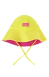 Uv Skinz Babies'  Reversible Sun Hat In Yellow