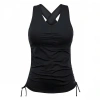 Uv Skinz Ruched Tank Top In Black