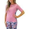 Uv Skinz Short Sleeve Crew Sun & Swim Shirt In Monet Garden