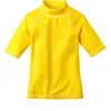 Uv Skinz Short Sleeve Sun & Swim Shirt In Cyber Yellow