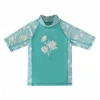Uv Skinz Babies'  Short Sleeve Sunny Swim Shirt In Oops-a-daisy