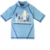 Uv Skinz Babies'  Ss Sport Sun & Swim Shirt In Let's Go Surfin'