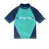 Uv Skinz Babies'  Ss Sport Sun & Swim Shirt In Ocean Adventure