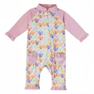 Uv Skinz Babies'  Sun & Swim Suit In Doodle My Heart