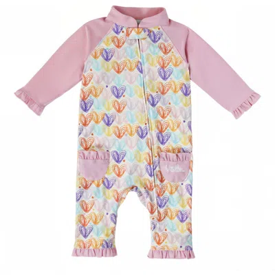 Uv Skinz Babies'  Sun & Swim Suit In Doodle My Heart