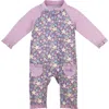 Uv Skinz Babies'  Sun & Swim Suit In Lotus Starfish