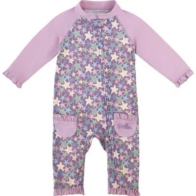 Uv Skinz Babies'  Sun & Swim Suit In Lotus Starfish