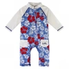 Uv Skinz Babies'  Sun & Swim Suit In Red Americana Gingham
