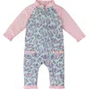 Uv Skinz Babies'  Sun & Swim Suit In Sweet Butterflies