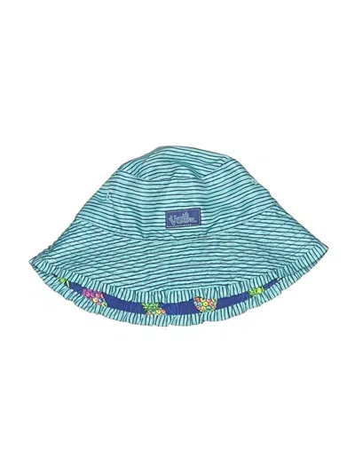 Pre-owned Uv Skinz Kids' Sun Hat In Teal