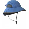 Uv Skinz Sun Shade Hat In Belize/steel Grey