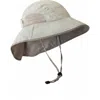 Uv Skinz Sun Shade Hat In Cream/tan