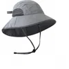 Uv Skinz Sun Shade Hat In Grey/steel Grey