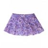 Uv Skinz Kids'  Sunny Swim Skirt In Lavender Fields