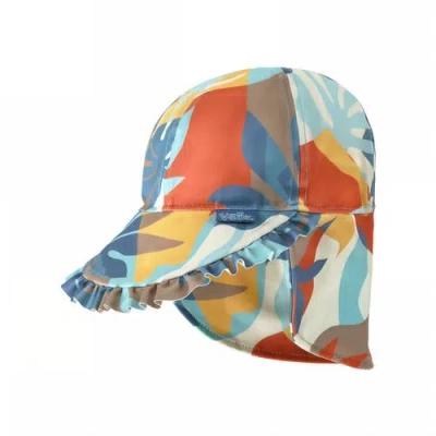 Uv Skinz Kids'  Swim Flap Hat In Beach Picasso