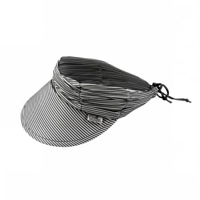 Uv Skinz Swim Visor In Black Stripes